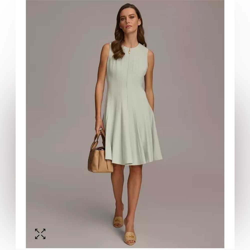Donna Karan Women's Sleeveless Fit & Flare Dress